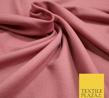 Premium Black / Pink Textured Feel Stretch Jersey Scuba Backed Dress Fabric 59"