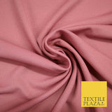 Premium Black / Pink Textured Feel Stretch Jersey Scuba Backed Dress Fabric 59"
