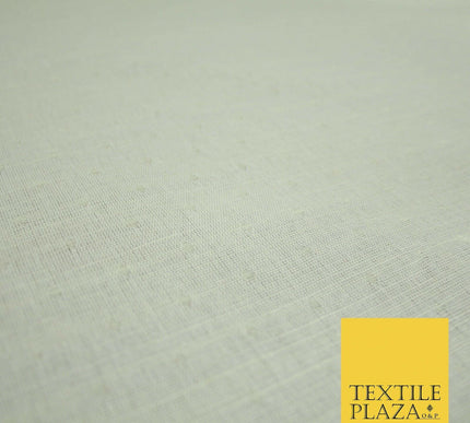 LAURA ASHLEY Luxury Cream Dobby Mini Diamond Motif Canvas Fabric Material 5256