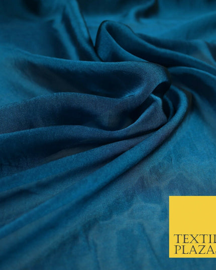 14 COLOURS Plain Silky Two Tone Sheer Georgette Dress Fabric Draping Lining 58"
