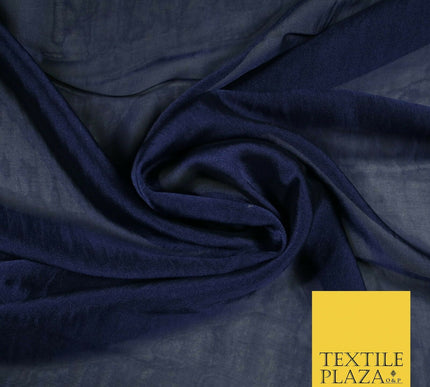 14 COLOURS Plain Silky Two Tone Sheer Georgette Dress Fabric Draping Lining 58"