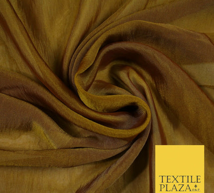 14 COLOURS Plain Silky Two Tone Sheer Georgette Dress Fabric Draping Lining 58"