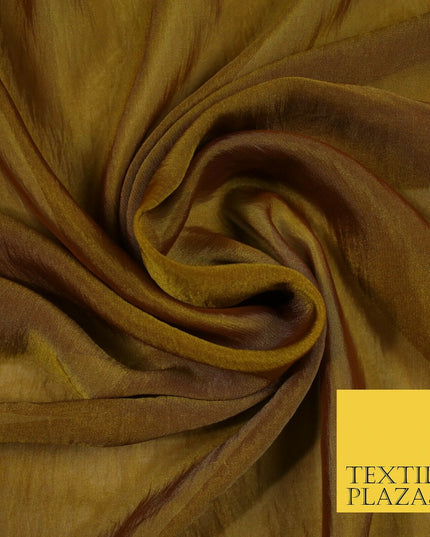 14 COLOURS Plain Silky Two Tone Sheer Georgette Dress Fabric Draping Lining 58"
