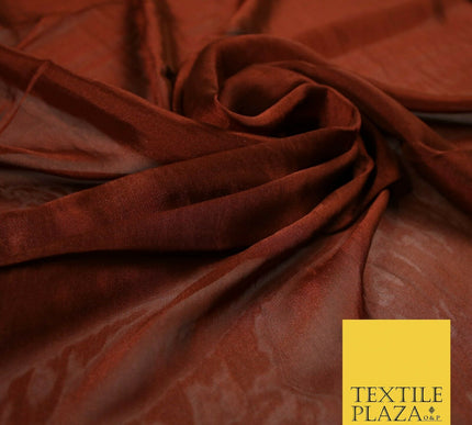 14 COLOURS Plain Silky Two Tone Sheer Georgette Dress Fabric Draping Lining 58"