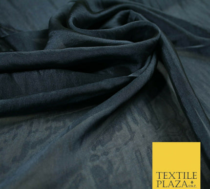 14 COLOURS Plain Silky Two Tone Sheer Georgette Dress Fabric Draping Lining 58"