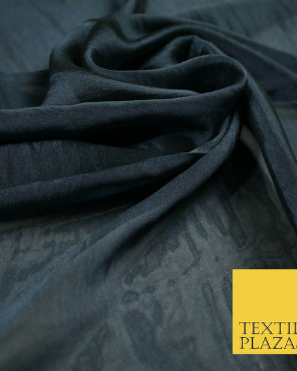 14 COLOURS Plain Silky Two Tone Sheer Georgette Dress Fabric Draping Lining 58"