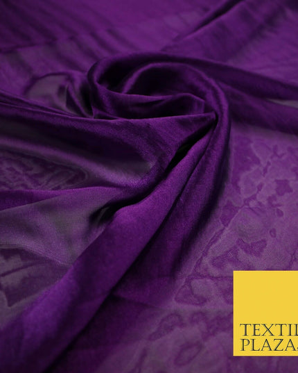 14 COLOURS Plain Silky Two Tone Sheer Georgette Dress Fabric Draping Lining 58"