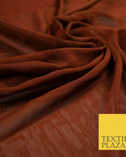 14 COLOURS Plain Silky Two Tone Sheer Georgette Dress Fabric Draping Lining 58"