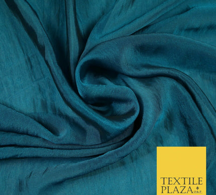 14 COLOURS Plain Silky Two Tone Sheer Georgette Dress Fabric Draping Lining 58"