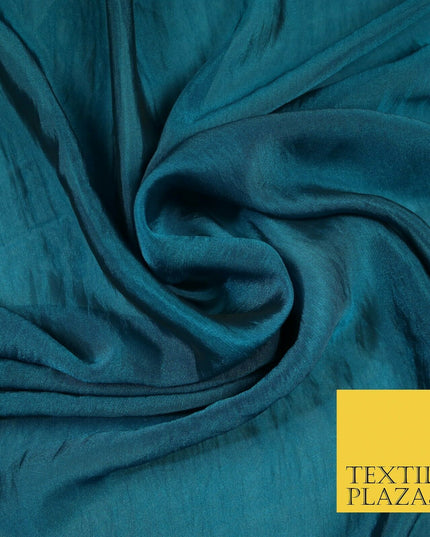 14 COLOURS Plain Silky Two Tone Sheer Georgette Dress Fabric Draping Lining 58"