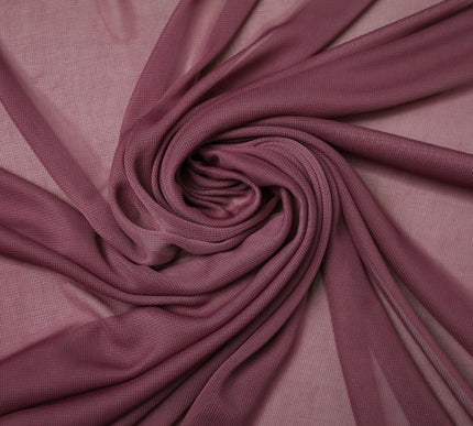 SOFT Knitted Mesh 2 Way Stretch Spandex Jersey 100% Polyester PLAIN FABRIC 60"