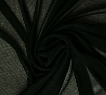 SOFT Knitted Mesh 2 Way Stretch Spandex Jersey 100% Polyester PLAIN FABRIC 60"
