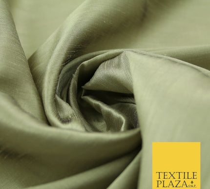 Metallic Colours Soft Faux Dupion Raw Silk Dress Bridal Craft Curtain Fabric 44"