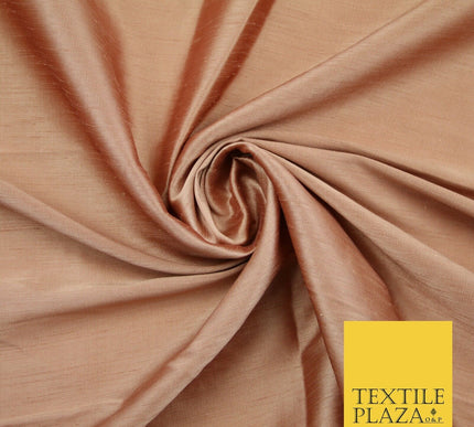 Metallic Colours Soft Faux Dupion Raw Silk Dress Bridal Craft Curtain Fabric 44"