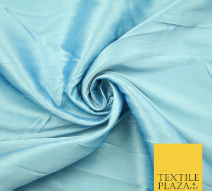 Metallic Colours Soft Faux Dupion Raw Silk Dress Bridal Craft Curtain Fabric 44"