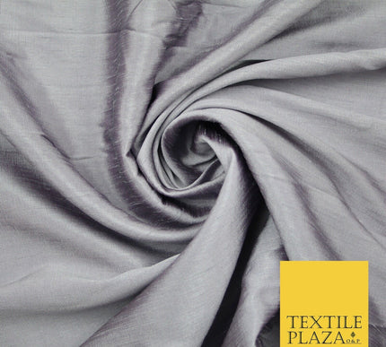 Metallic Colours Soft Faux Dupion Raw Silk Dress Bridal Craft Curtain Fabric 44"
