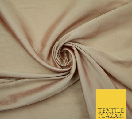 Metallic Colours Soft Faux Dupion Raw Silk Dress Bridal Craft Curtain Fabric 44"