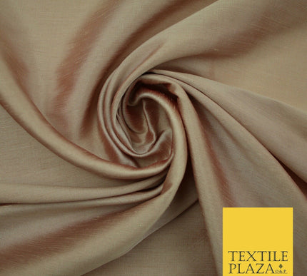 Metallic Colours Soft Faux Dupion Raw Silk Dress Bridal Craft Curtain Fabric 44"