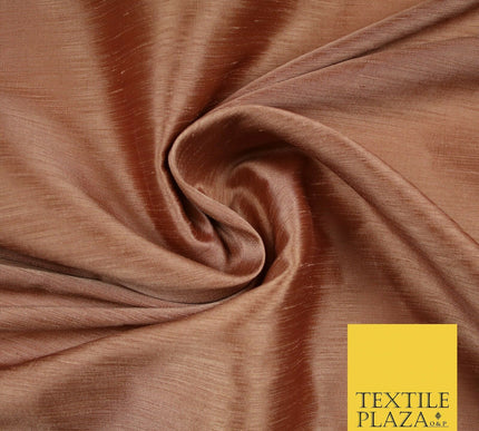 Metallic Colours Soft Faux Dupion Raw Silk Dress Bridal Craft Curtain Fabric 44"