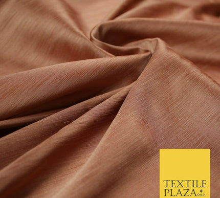 Metallic Colours Soft Faux Dupion Raw Silk Dress Bridal Craft Curtain Fabric 44"