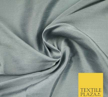 Metallic Colours Soft Faux Dupion Raw Silk Dress Bridal Craft Curtain Fabric 44"