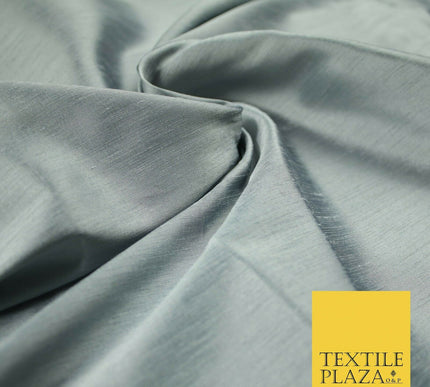 Metallic Colours Soft Faux Dupion Raw Silk Dress Bridal Craft Curtain Fabric 44"
