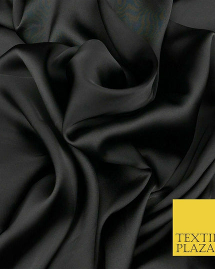 Fine Silky Soft Sateen Satin Georgette Dress Fabric Draping Lining - 45 COLOURS