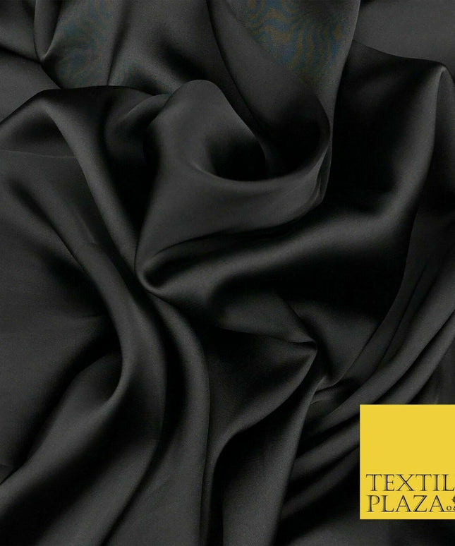 Fine Silky Soft Sateen Satin Georgette Dress Fabric Draping Lining - 45 COLOURS