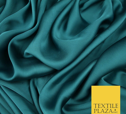 Fine Silky Soft Sateen Satin Georgette Dress Fabric Draping Lining - 45 COLOURS