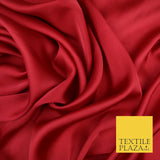 Fine Silky Soft Sateen Satin Georgette Dress Fabric Draping Lining - 45 COLOURS