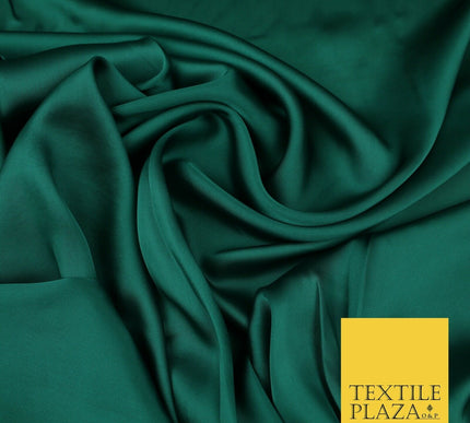 Fine Silky Soft Sateen Satin Georgette Dress Fabric Draping Lining - 45 COLOURS