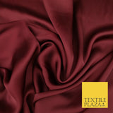 Fine Silky Soft Sateen Satin Georgette Dress Fabric Draping Lining - 45 COLOURS