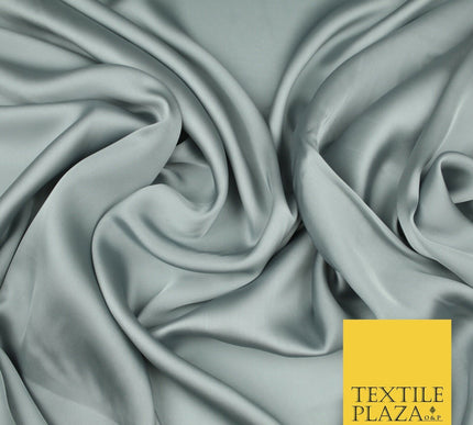 Fine Silky Soft Sateen Satin Georgette Dress Fabric Draping Lining - 45 COLOURS