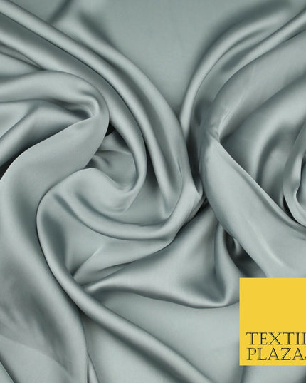 Fine Silky Soft Sateen Satin Georgette Dress Fabric Draping Lining - 45 COLOURS