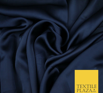 Fine Silky Soft Sateen Satin Georgette Dress Fabric Draping Lining - 45 COLOURS