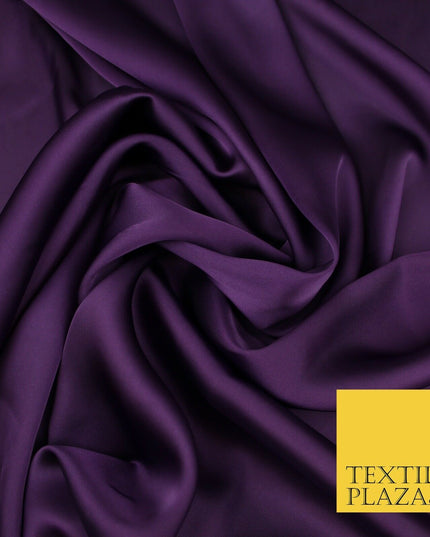 Fine Silky Soft Sateen Satin Georgette Dress Fabric Draping Lining - 45 COLOURS