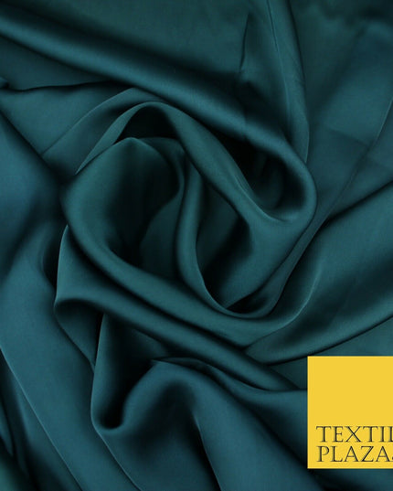 Fine Silky Soft Sateen Satin Georgette Dress Fabric Draping Lining - 45 COLOURS