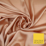Fine Silky Soft Sateen Satin Georgette Dress Fabric Draping Lining - 45 COLOURS