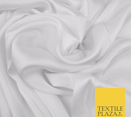 Fine Silky Soft Sateen Satin Georgette Dress Fabric Draping Lining - 45 COLOURS