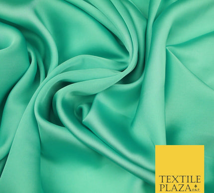 Fine Silky Soft Sateen Satin Georgette Dress Fabric Draping Lining - 45 COLOURS