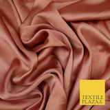 Fine Silky Soft Sateen Satin Georgette Dress Fabric Draping Lining - 45 COLOURS