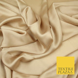 Fine Silky Soft Sateen Satin Georgette Dress Fabric Draping Lining - 45 COLOURS