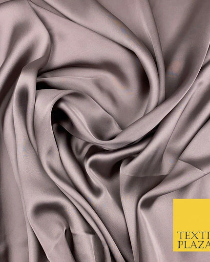 Fine Silky Soft Sateen Satin Georgette Dress Fabric Draping Lining - 45 COLOURS