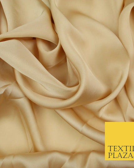 Fine Silky Soft Sateen Satin Georgette Dress Fabric Draping Lining - 45 COLOURS