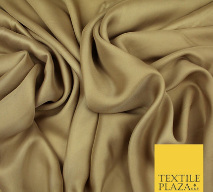 Fine Silky Soft Sateen Satin Georgette Dress Fabric Draping Lining - 45 COLOURS