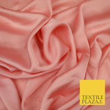 Fine Silky Soft Sateen Satin Georgette Dress Fabric Draping Lining - 45 COLOURS