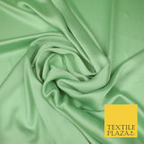 Fine Silky Soft Sateen Satin Georgette Dress Fabric Draping Lining - 45 COLOURS