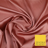Fine Silky Soft Sateen Satin Georgette Dress Fabric Draping Lining - 45 COLOURS