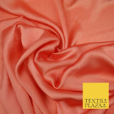 Fine Silky Soft Sateen Satin Georgette Dress Fabric Draping Lining - 45 COLOURS