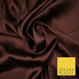 Fine Silky Soft Sateen Satin Georgette Dress Fabric Draping Lining - 45 COLOURS